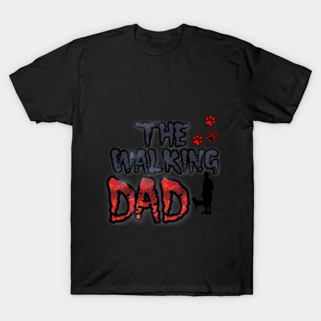 The walking dead Dad dog T-Shirt by nounejm